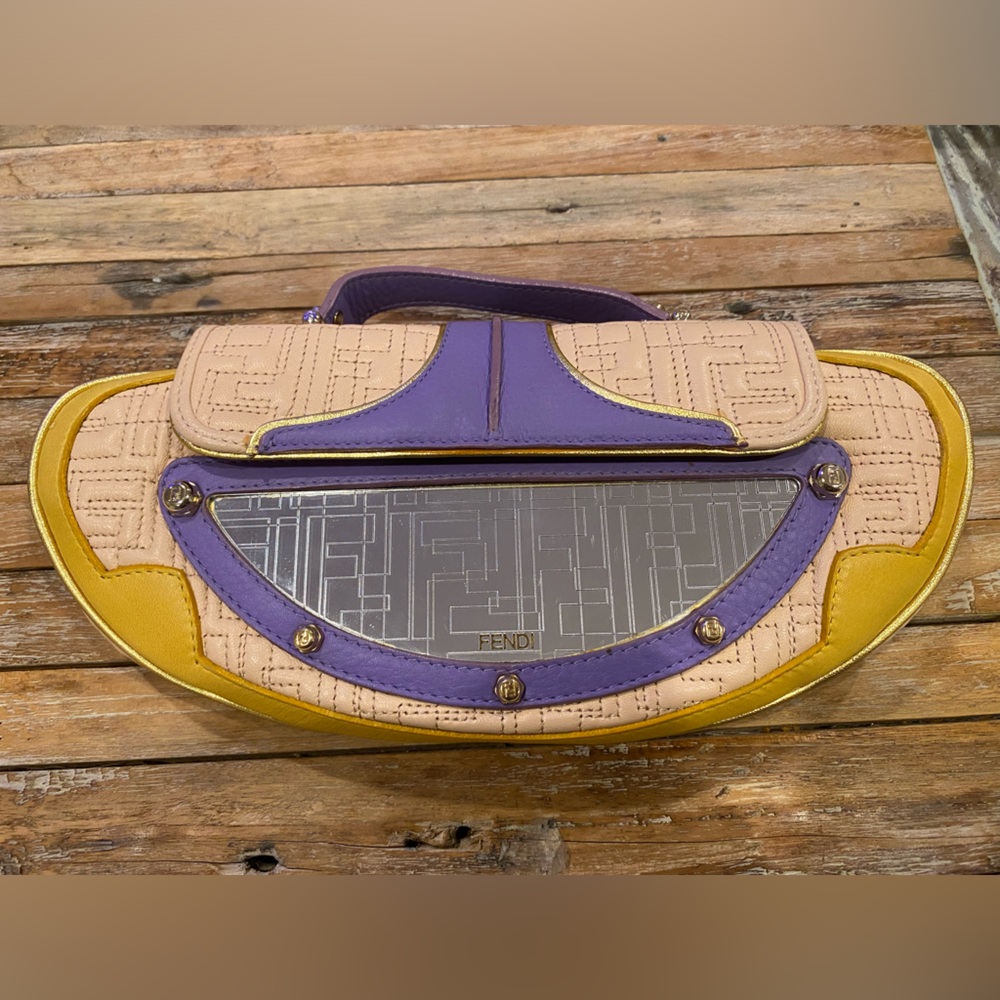 Fendi Vanity Mirror Clutch
